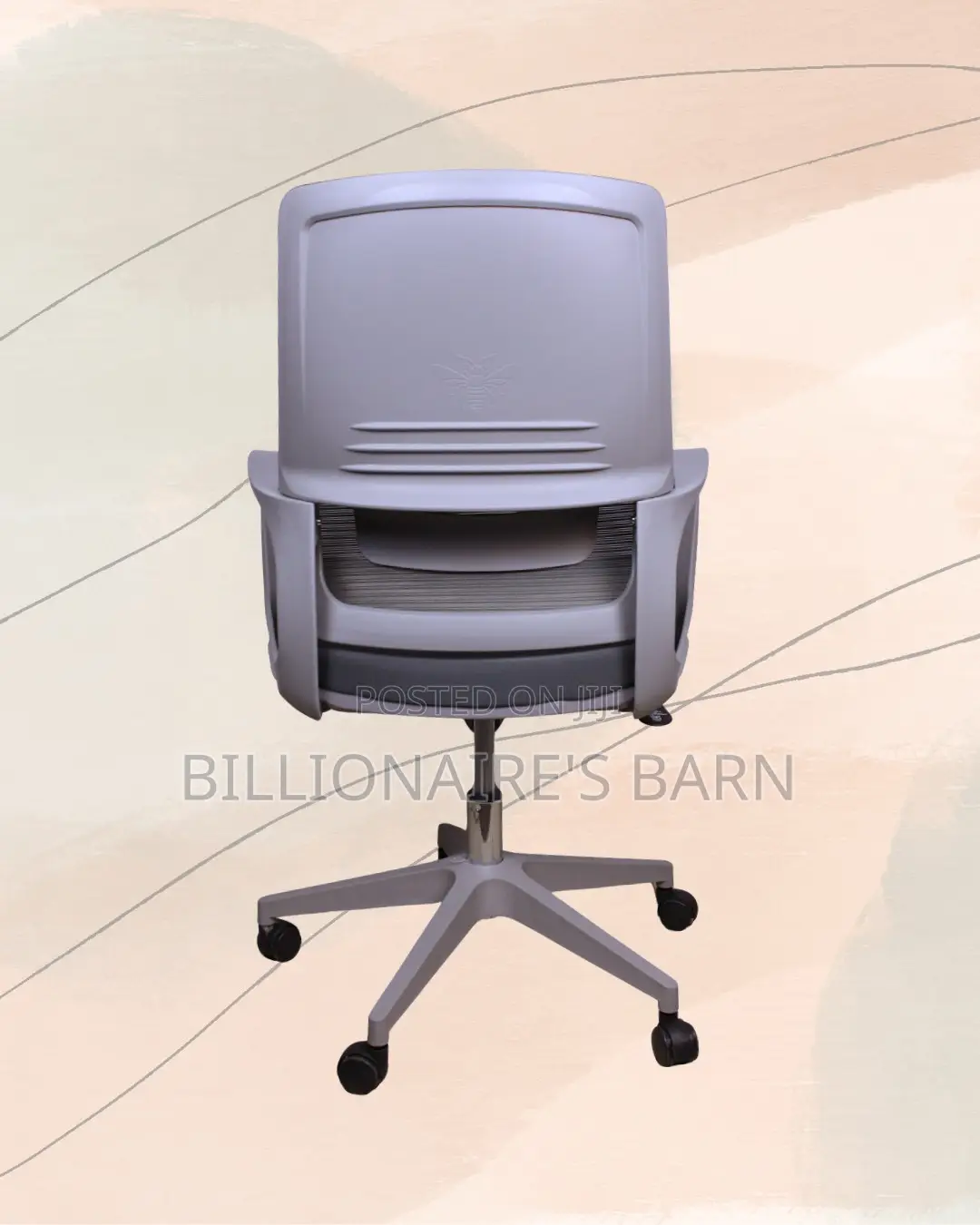 Grey Ergonomic Mesh Office Chair (Ergonomic) — Moving Fast
