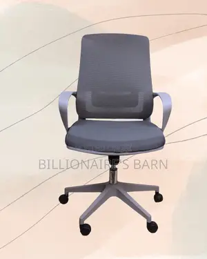 Grey Ergonomic Mesh Office Chair (Ergonomic) — Moving Fast