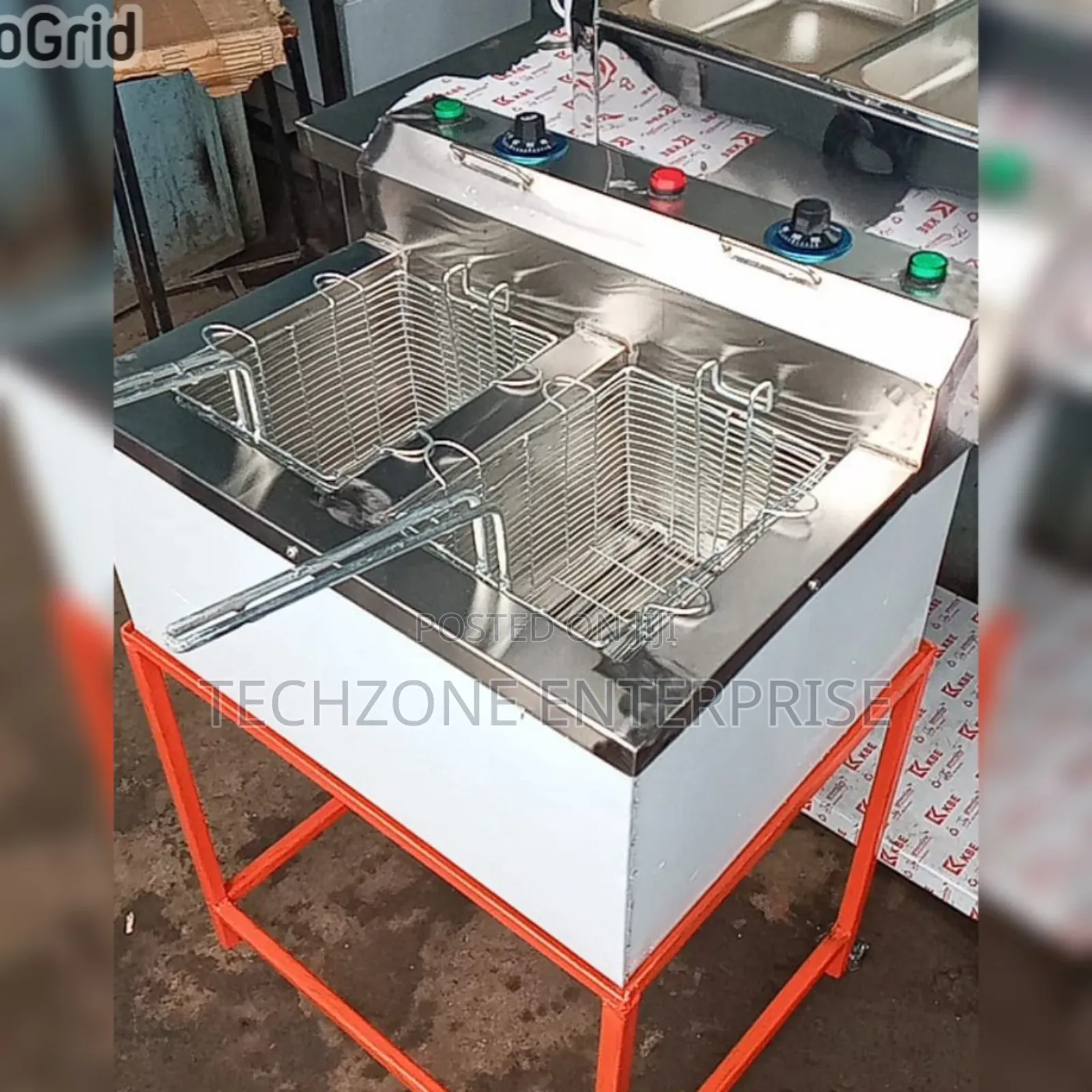 Juakali Electric 15 Litres+ 15 Litres Double Heavy Deep Fryer 