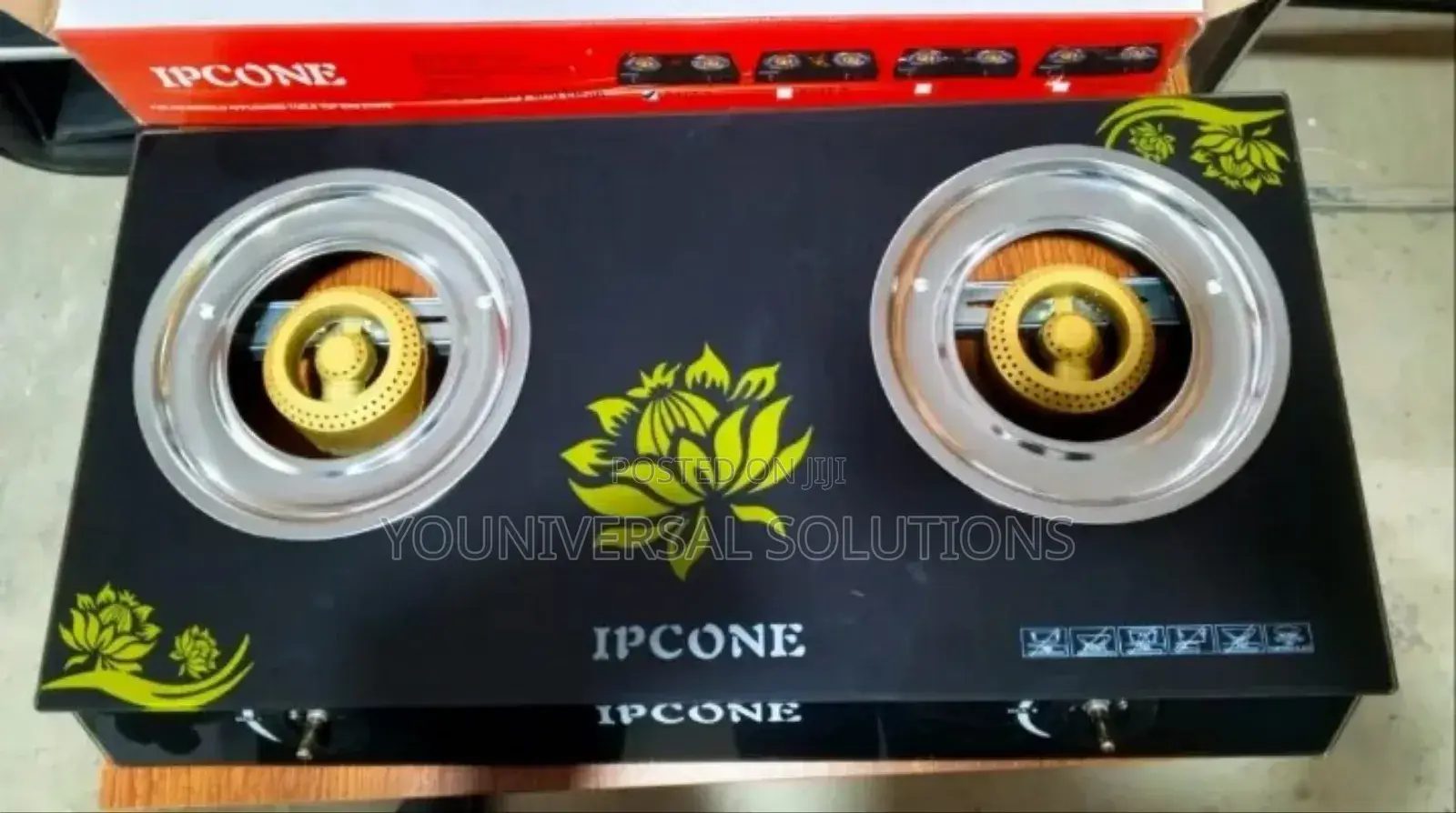 Glass 2 Burner Cooker Ipcone