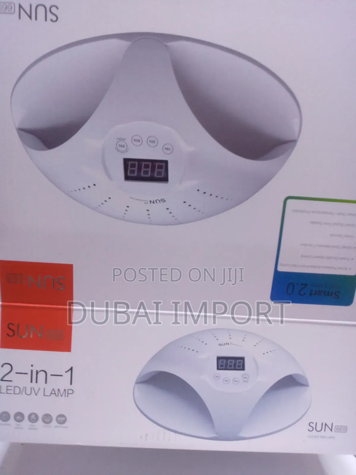 48w Smart Nail Lamp Two Hand Dryer for Gel and Polish