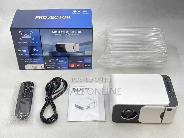 T5 Mini Smart Android Projector 720p Hd 150 Ansi Lumens Android 13 - thumbnail 5