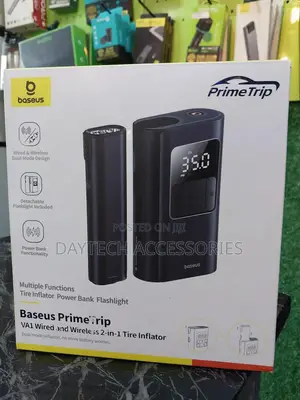 Baseus Primetrip Va1 2-in-1 Car Tire Inflator