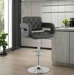 Home Furniture; Designer Faux Leather Bar Stool