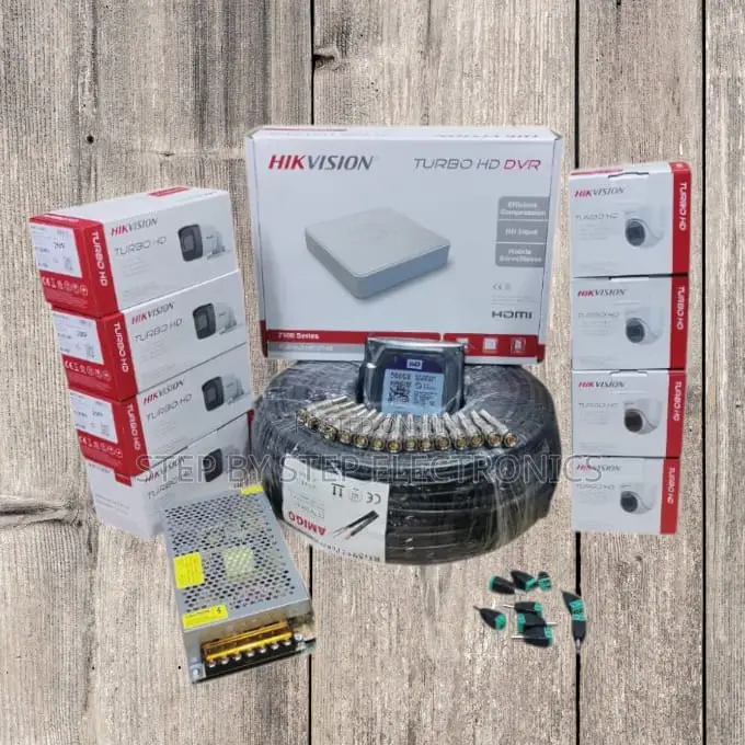 Hikvision 8 Turbo Hd Full Hd 1080p CCTV Cameras Kit With 1tb Storage
