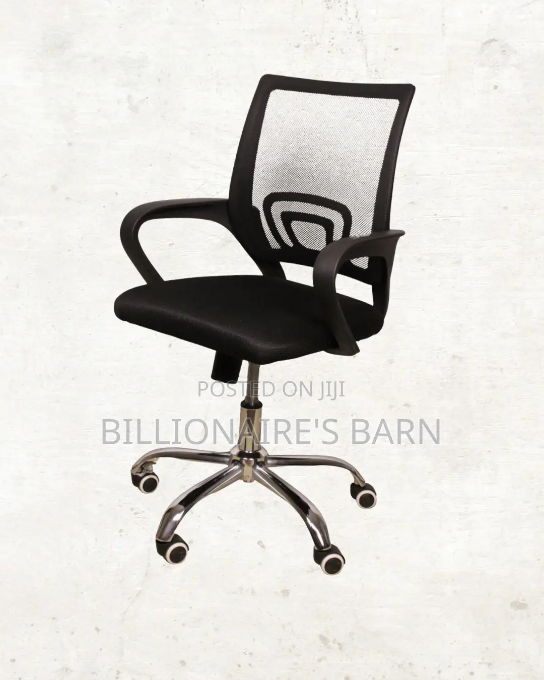 Secretarial Mesh Office Chair | Supportive Adjustable Height