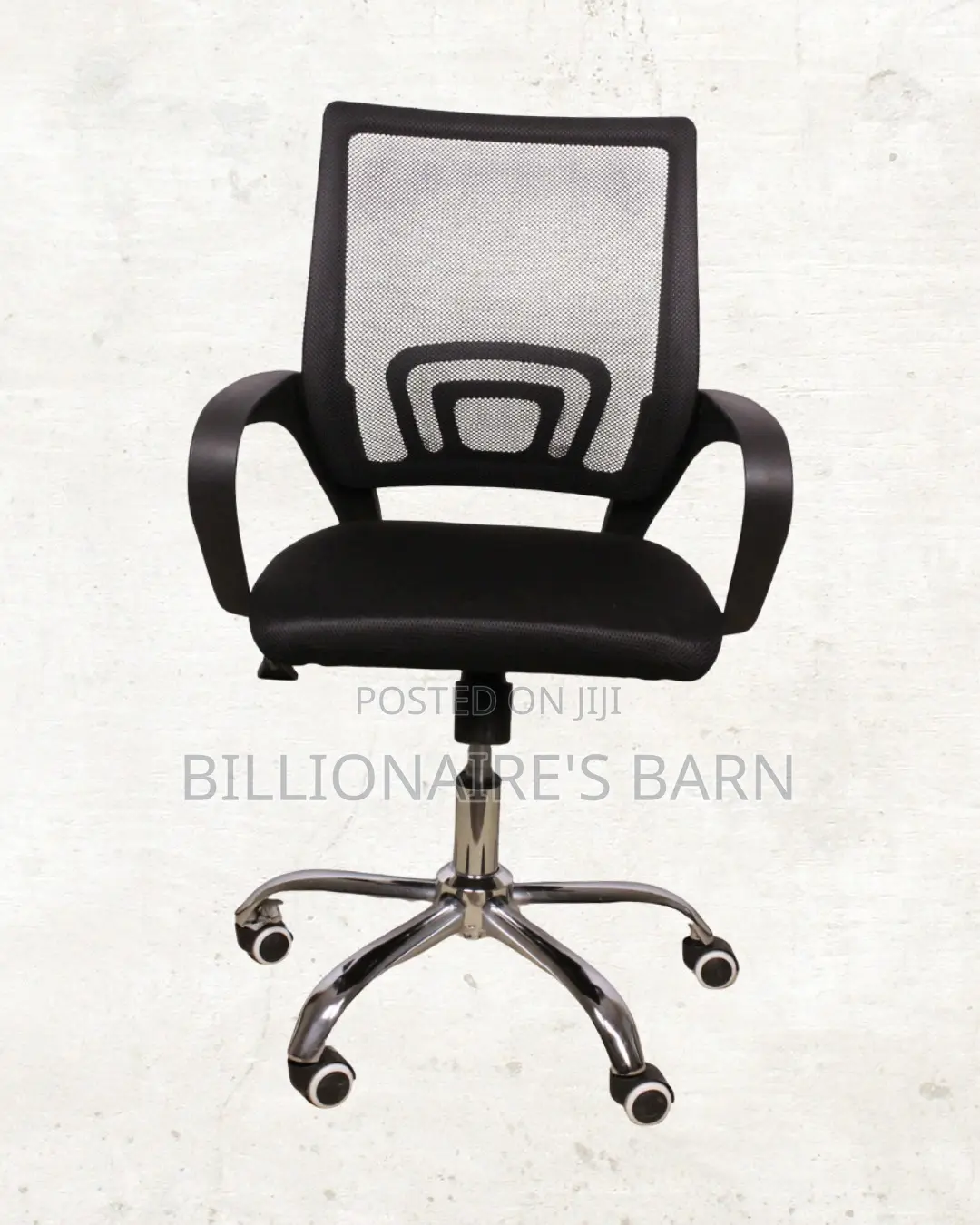 Secretarial Mesh Office Chair | Supportive Adjustable Height