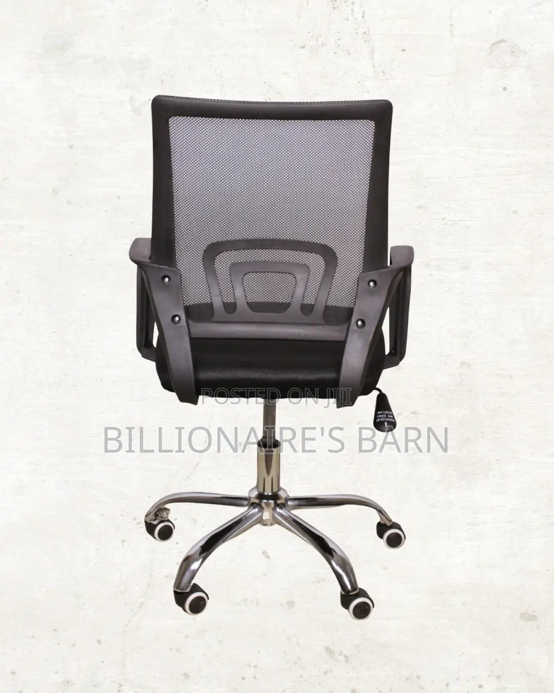 Secretarial Mesh Office Chair | Supportive Adjustable Height