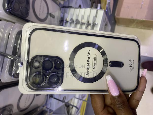 Hython Magnetic Clear for iPhone 14 Pro Max Electroplated Case - main view