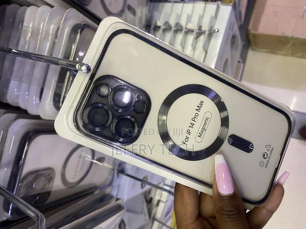 Hython Magnetic Clear for iPhone 14 Pro Max Electroplated Case - thumbnail 2