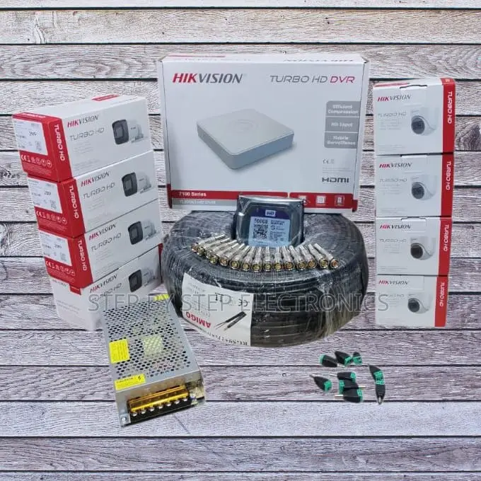 Hikvision 8 Turbo Hd 1080p Full Hd 2mp (Outdoor/ Indoor).Cctv Cameras