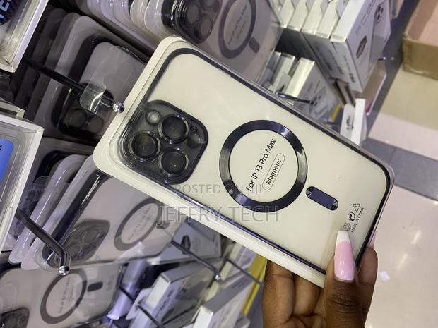 Mysert Electroplated Magnetic Clear for iPhone 13 Pro Max Case - thumbnail 3