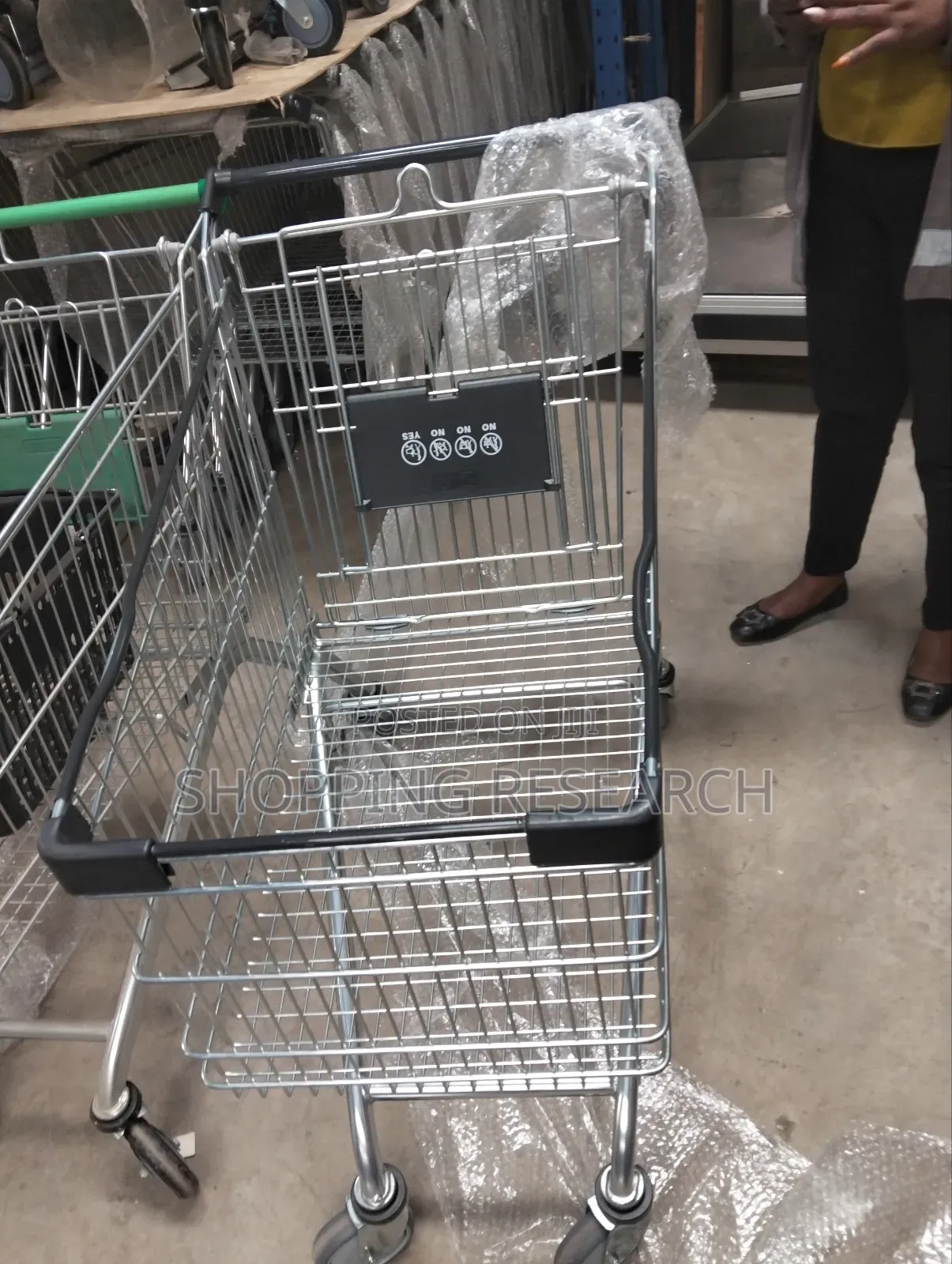 Supermarket Trolley Large Size 150l
