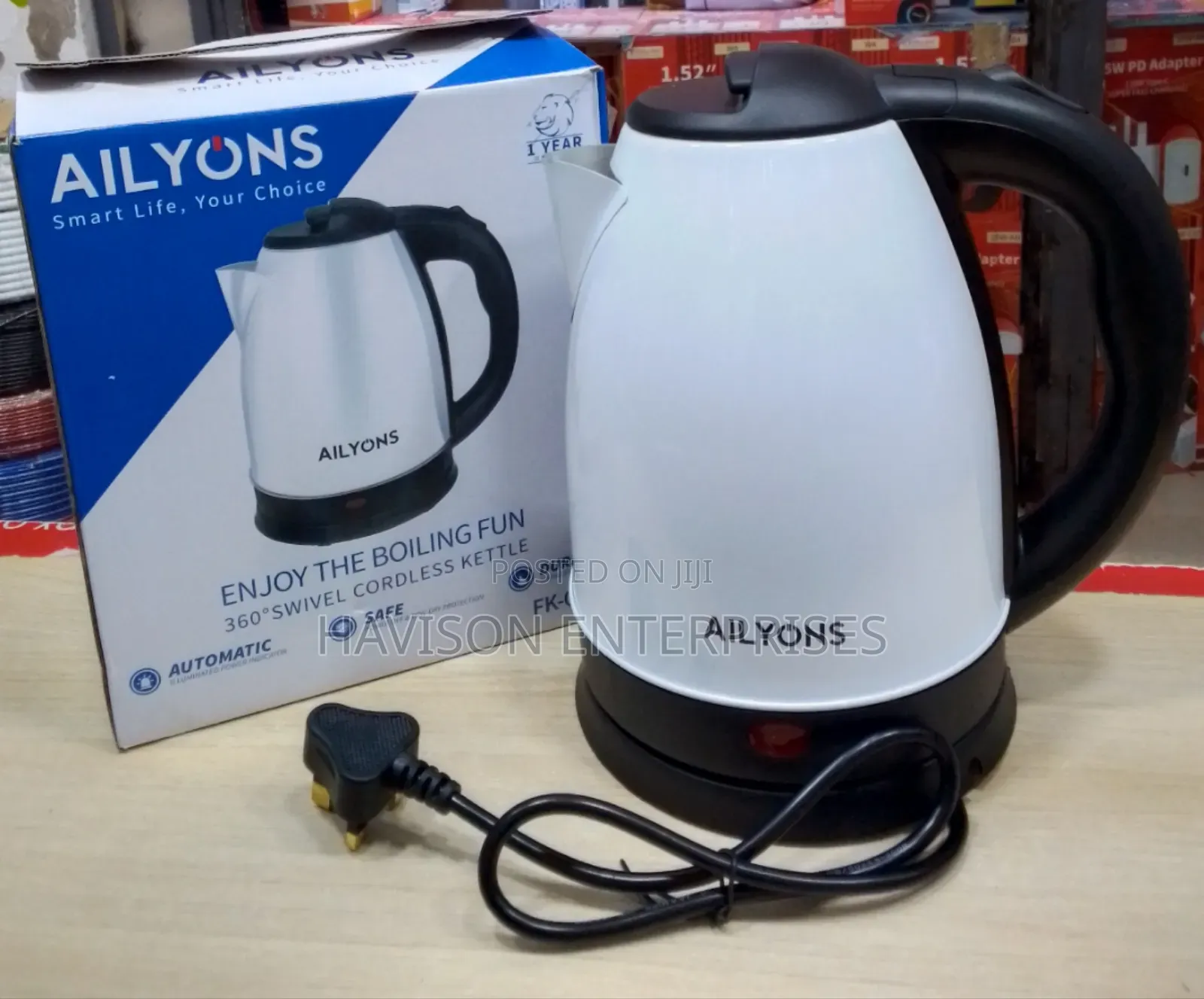 New Arrival 1.8 LTRS Ailyons Kettle