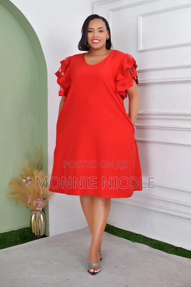 Mustard Yellow Shift Dress/Pregnant Friendly/Mother's - thumbnail 3