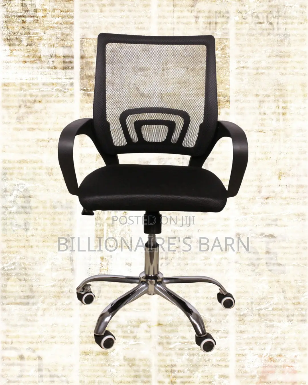 Secretarial Mesh Office Chair | Comfy Tilt Lock Mechanism