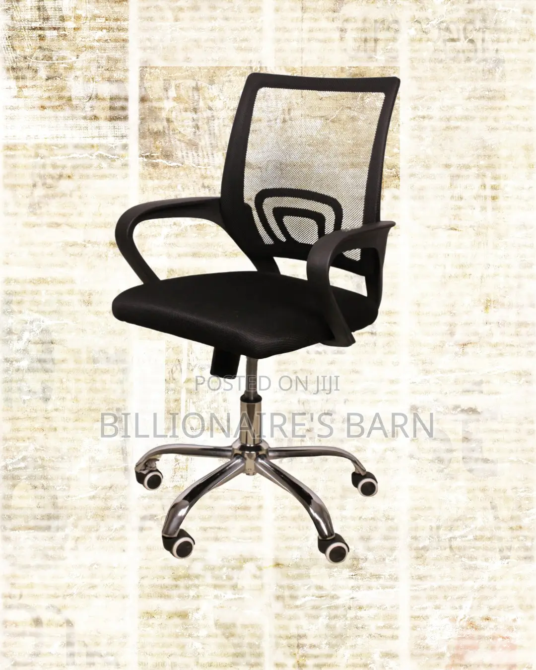 Secretarial Mesh Office Chair | Comfy Tilt Lock Mechanism
