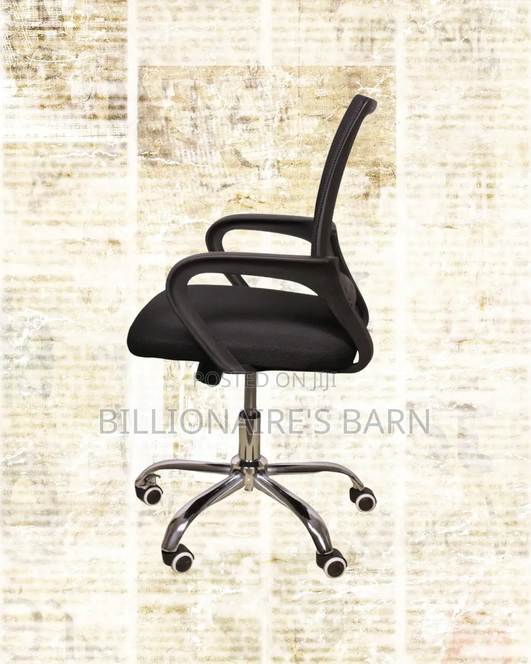 Secretarial Mesh Office Chair | Comfy Tilt Lock Mechanism