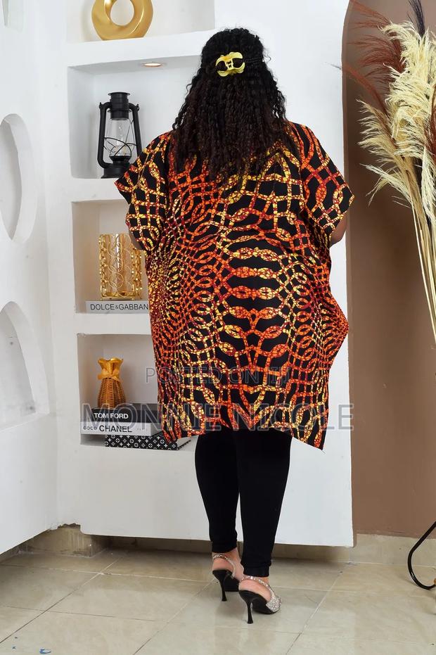 Stylish Plus Size Ankara Long Tops - thumbnail 3