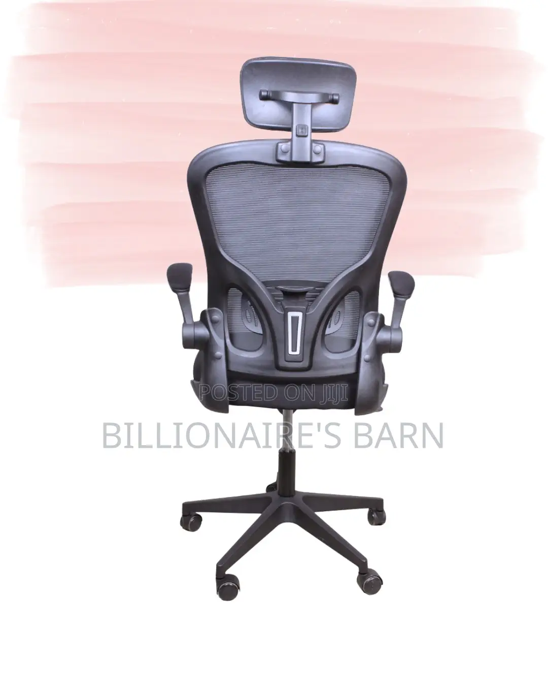 Grey Ergonomic Office Chair | High-Back Adjustable Height