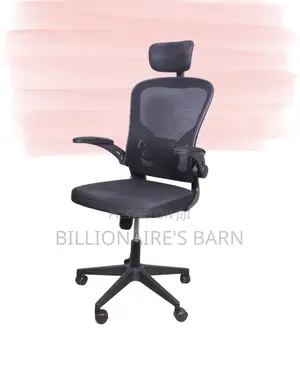 Grey Ergonomic Office Chair | High-Back Adjustable Height