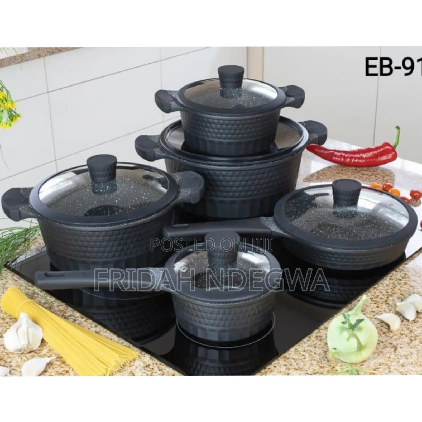 *Edenburg 10pc Cookware 