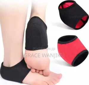 Red Black Protective Heel Cover