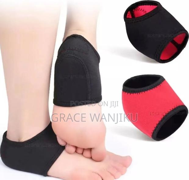 Red Black Protective Heel Cover