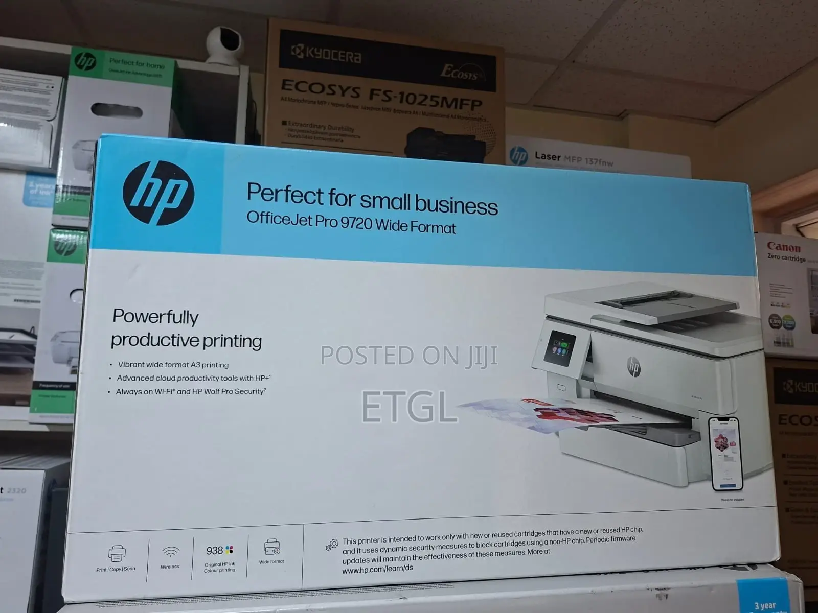Hp Officejet Pro 9720 Wide Format All-in-One Printer
