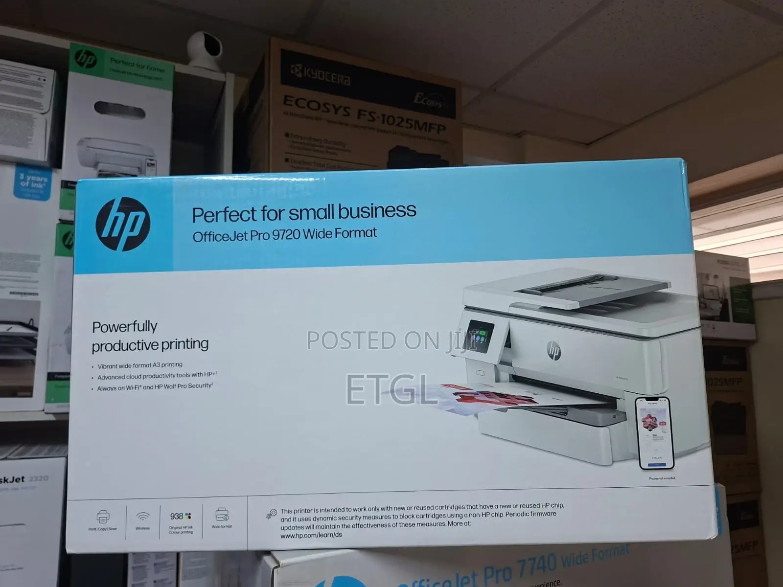 Hp Officejet Pro 9720 Wide Format All-in-One Printer