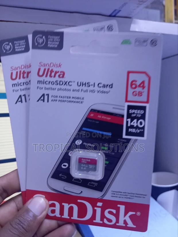 Sandisk Ultra Micro Sd 140mbps 64gb Microsd Card - thumbnail 2