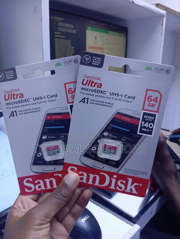 Sandisk Ultra 64gb Micro Sd Card 64gb Available - thumbnail 2