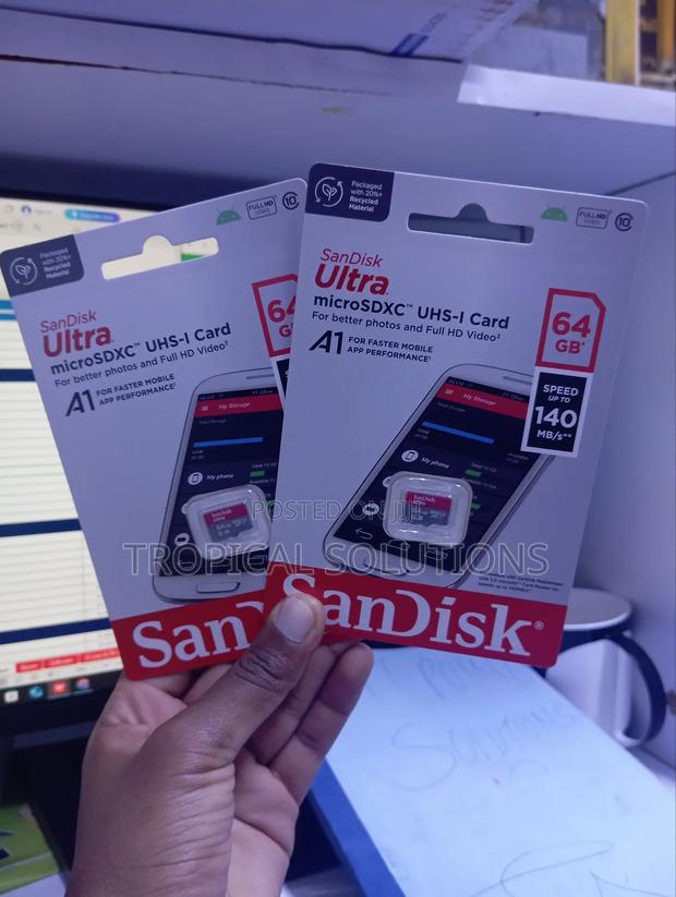 Sandisk Ultra 64gb Micro Sd Card 64gb Available - thumbnail 3