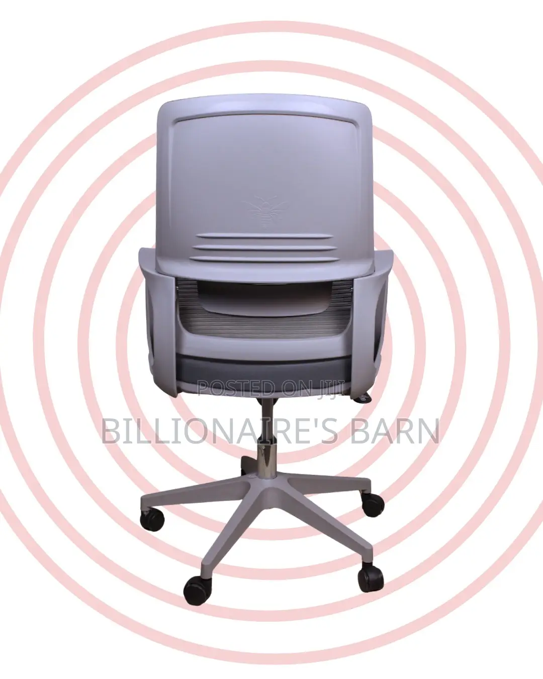 Breathable Grey Ergonomic Mesh Office Chair | Tilt Lock Mechanism