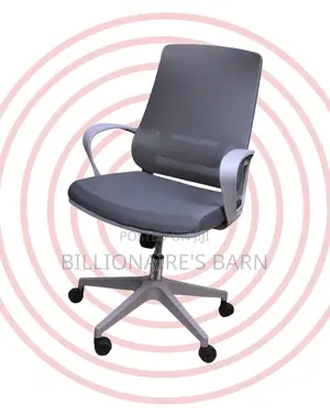Breathable Grey Ergonomic Mesh Office Chair | Tilt Lock Mechanism