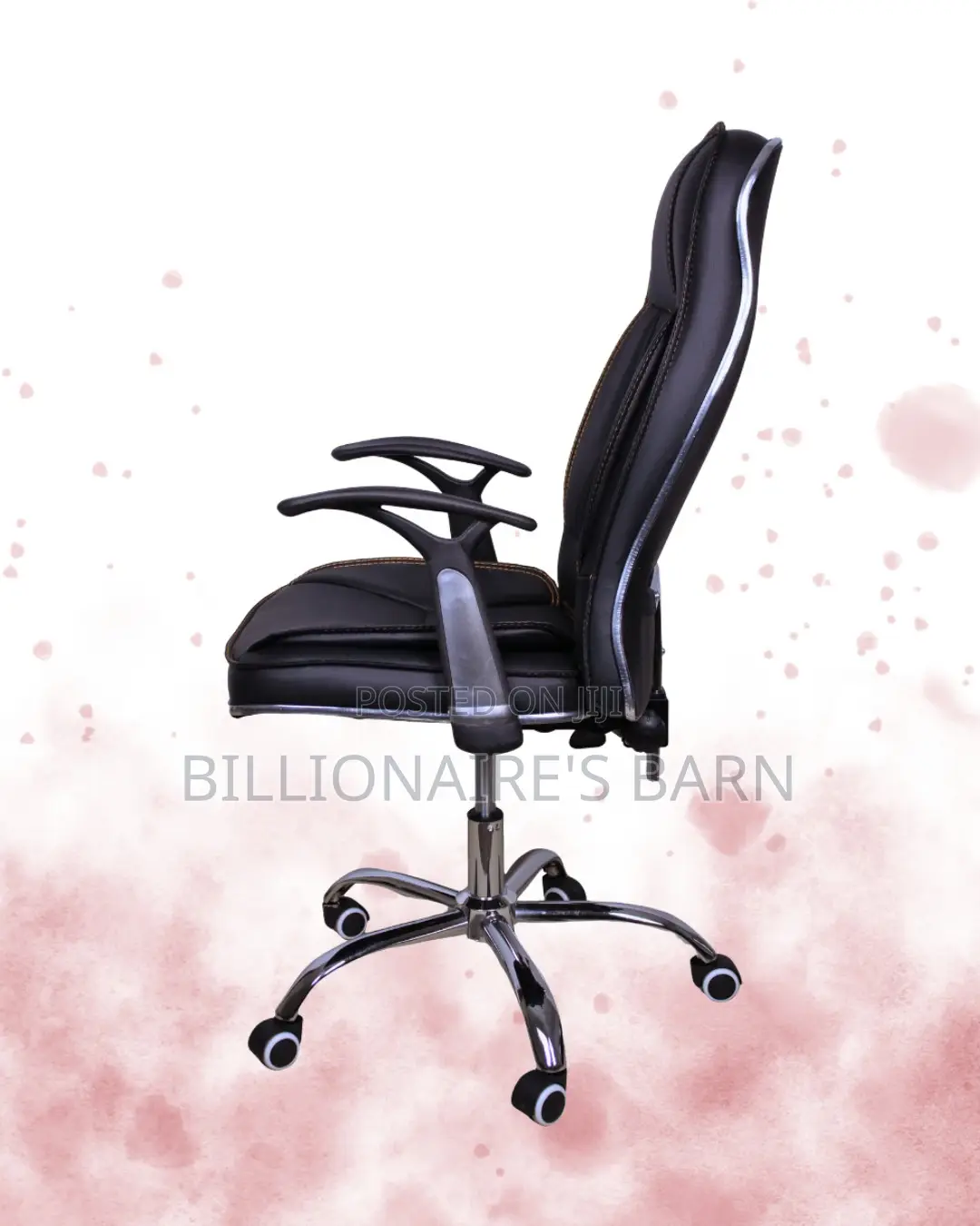 Comfy Executive Leather Office Chair | Mesh Backrest