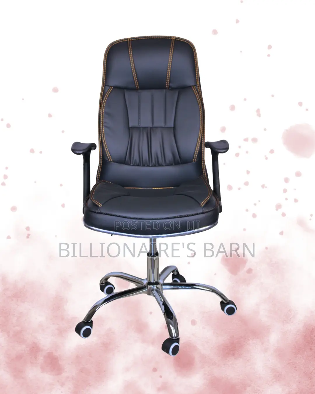 Comfy Executive Leather Office Chair | Mesh Backrest