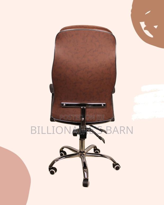 Ergonomic Executive Leather Chair | Comfy Lumbar Support - thumbnail 3