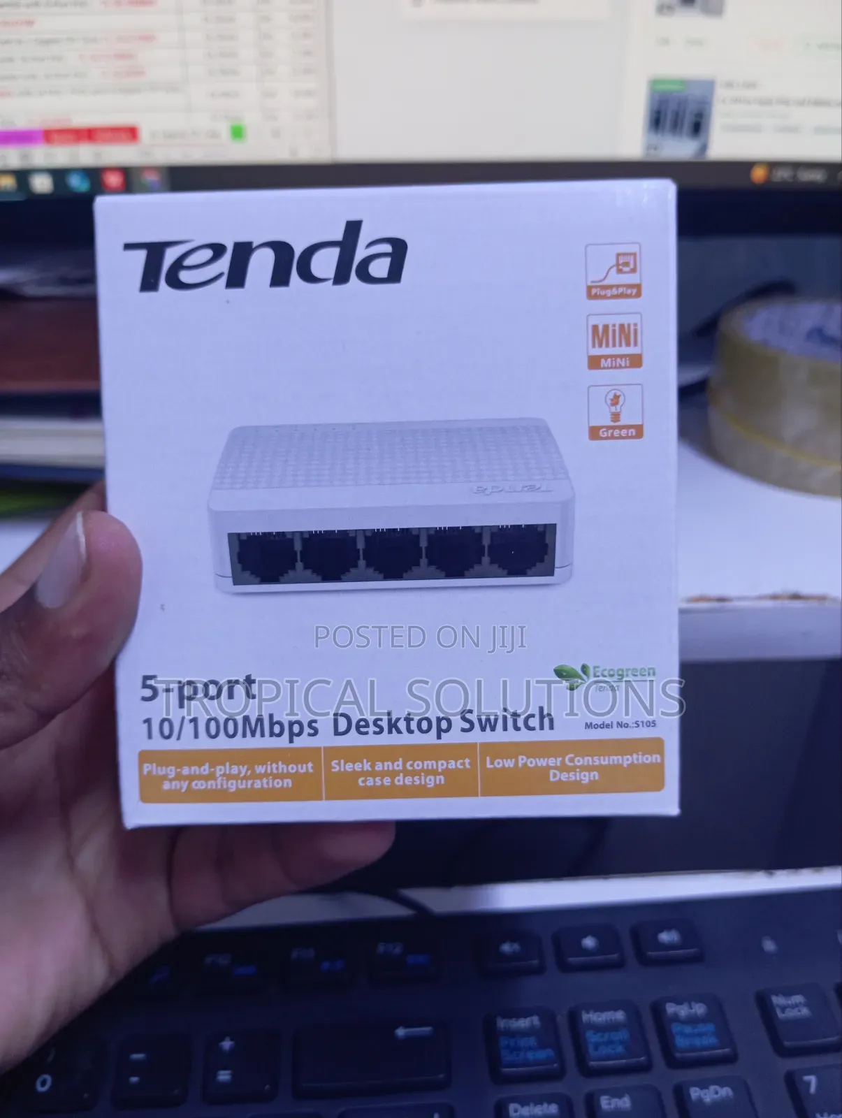5 Port Desktop Switch Tenda S105 Switch