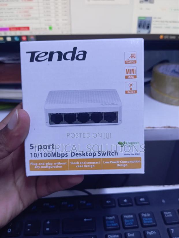 5 Port Desktop Switch Tenda S105 Switch - main view