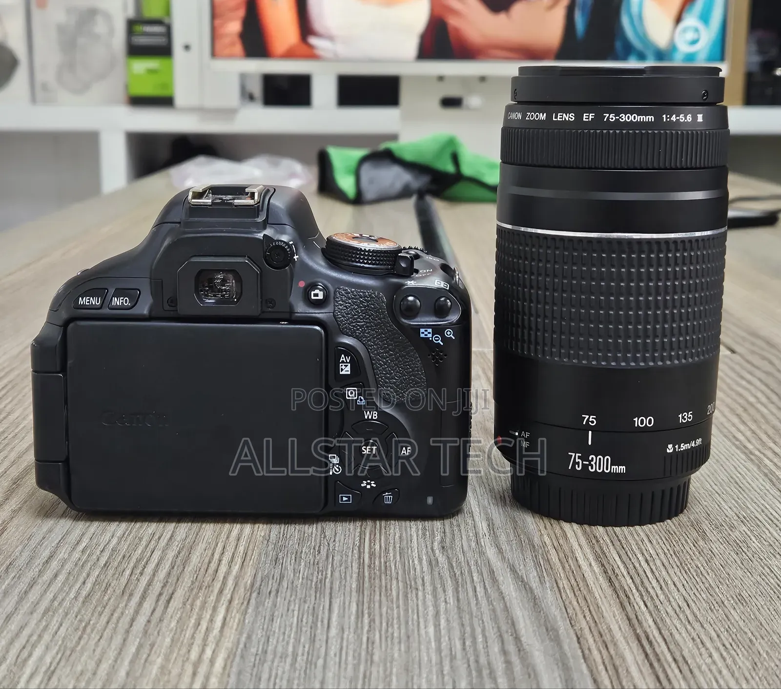 Canon Reel T3i +75-300mm Zoom Lens