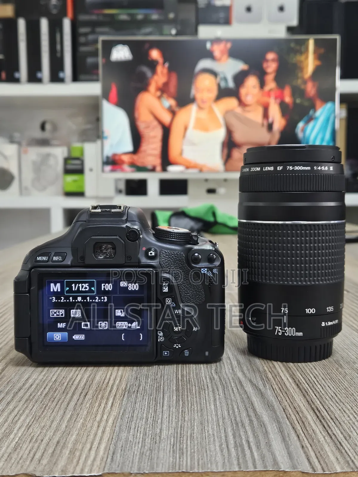 Canon Reel T3i +75-300mm Zoom Lens