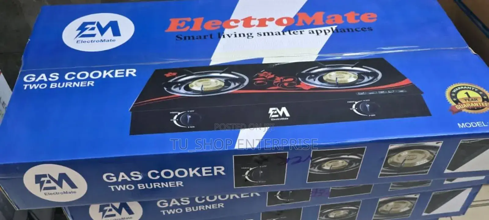 Burner Cooker!! Glass Double