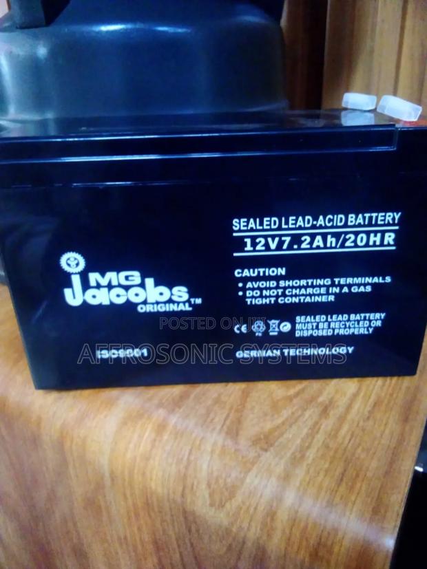 Jacobs Back Up Battery 12v, 7ah