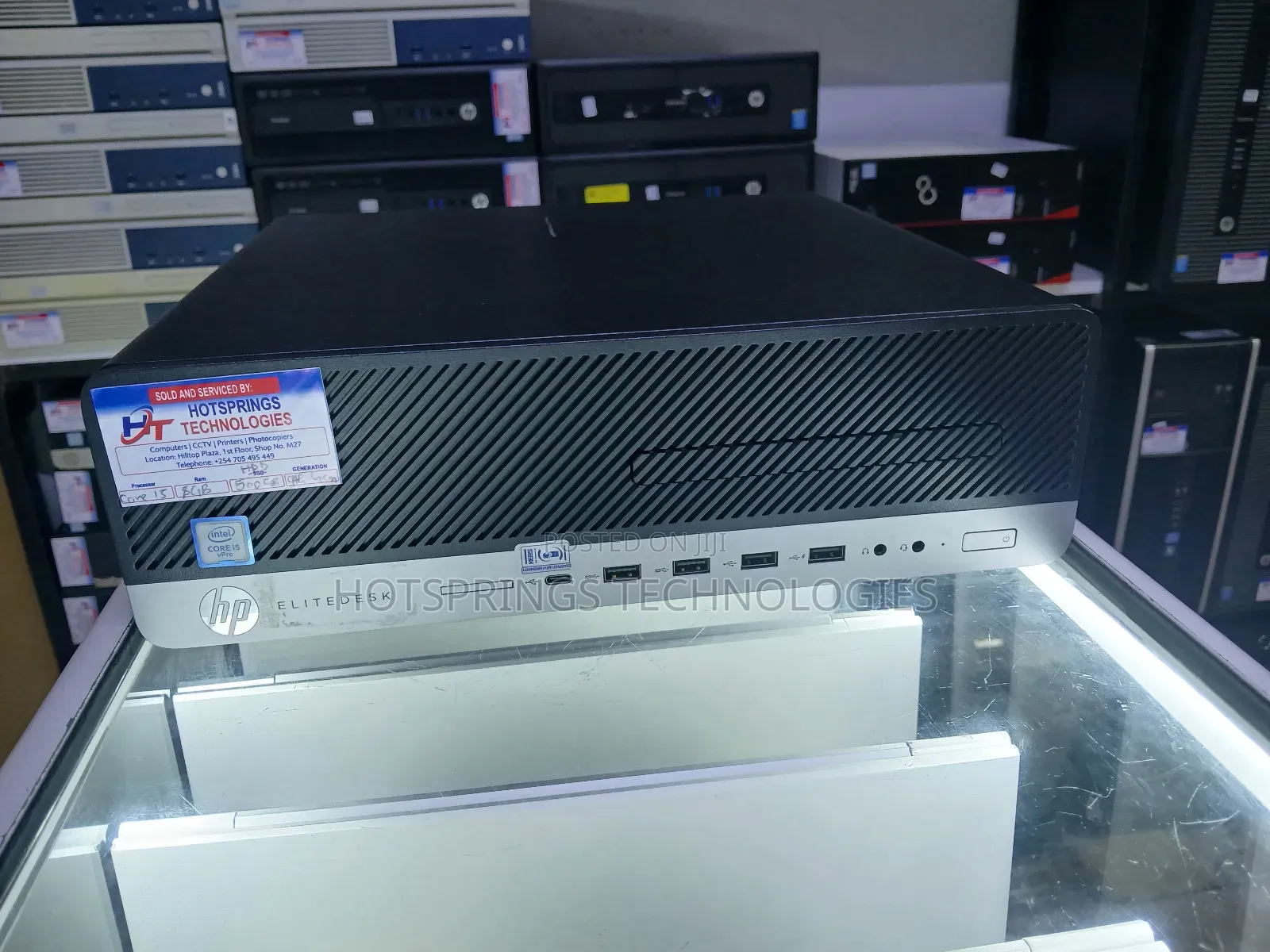Desktop Computer HP EliteDesk 800 G4 8GB Intel Core I5 HDD 500GB