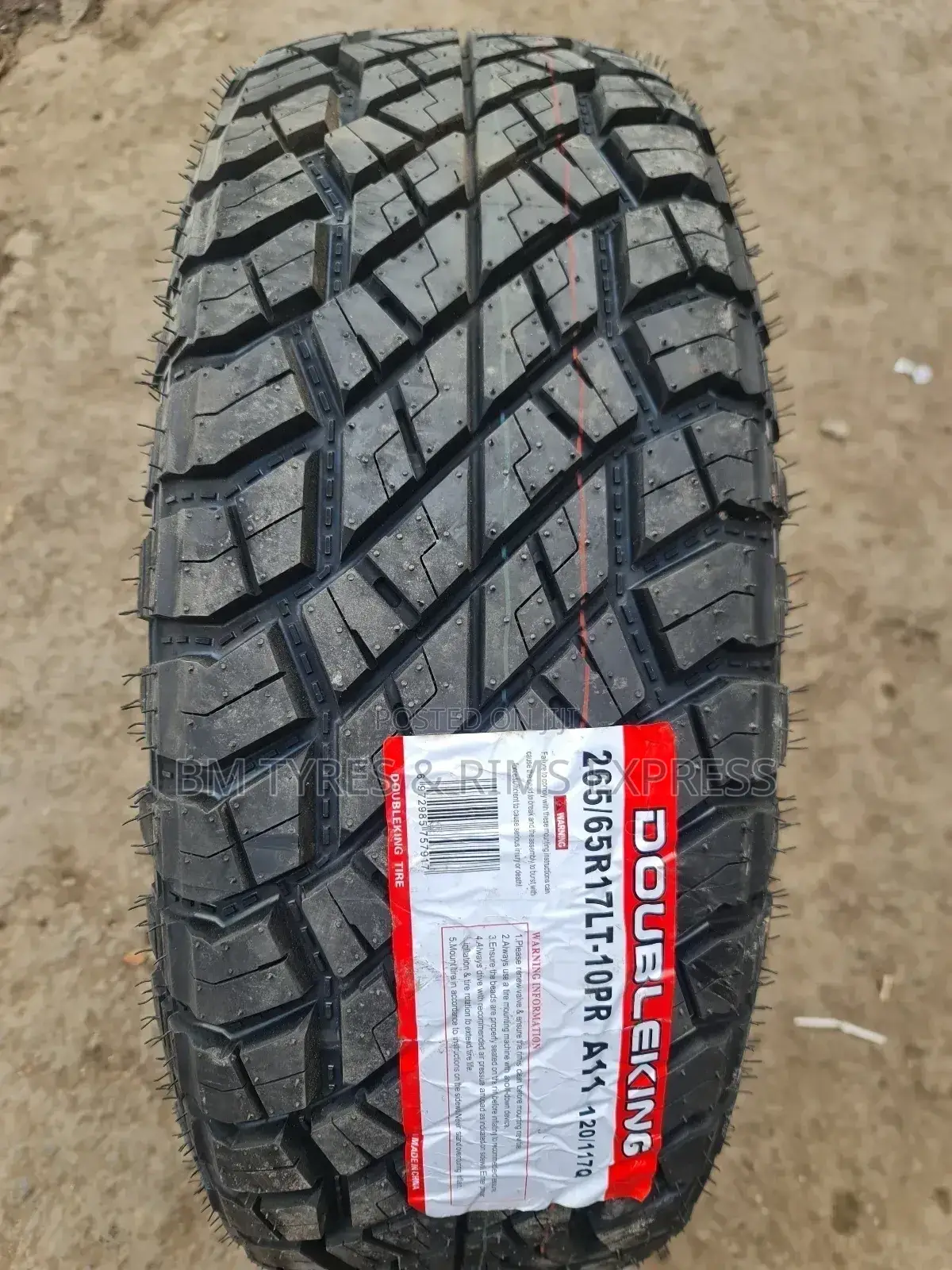 265 /65 R17 Doubleking Tyres (All Terrrain)