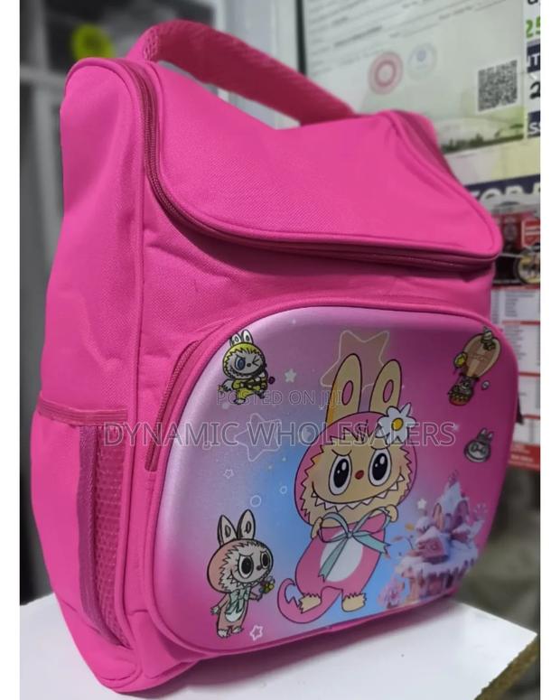 Cartoon Themed School Backpack Bag - main view