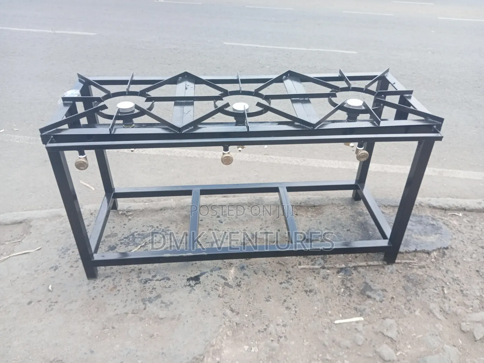 Perfect Mild Steel Three Burners Gas Cooker