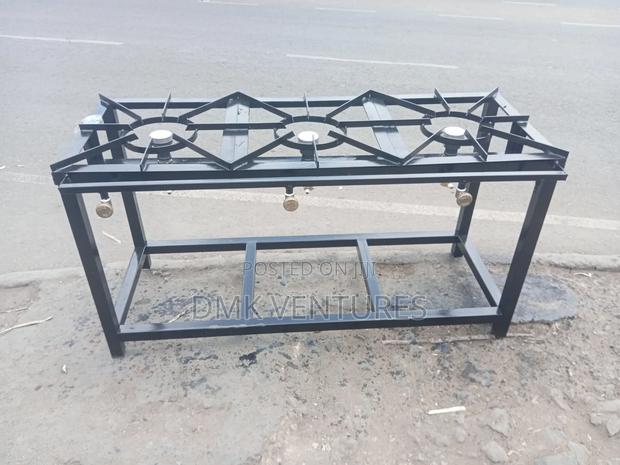 Perfect Mild Steel Three Burners Gas Cooker
