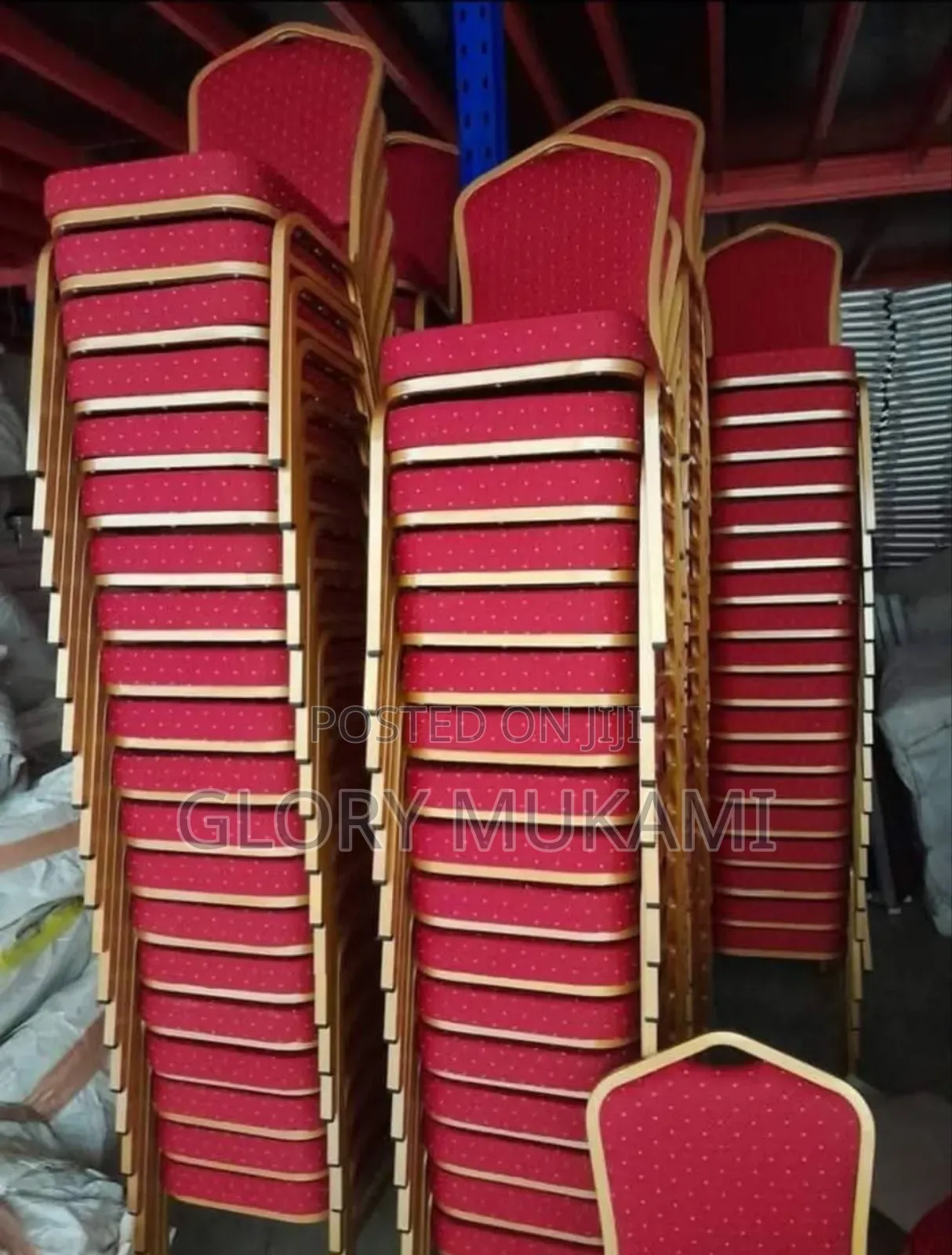 Red Conference Chairs